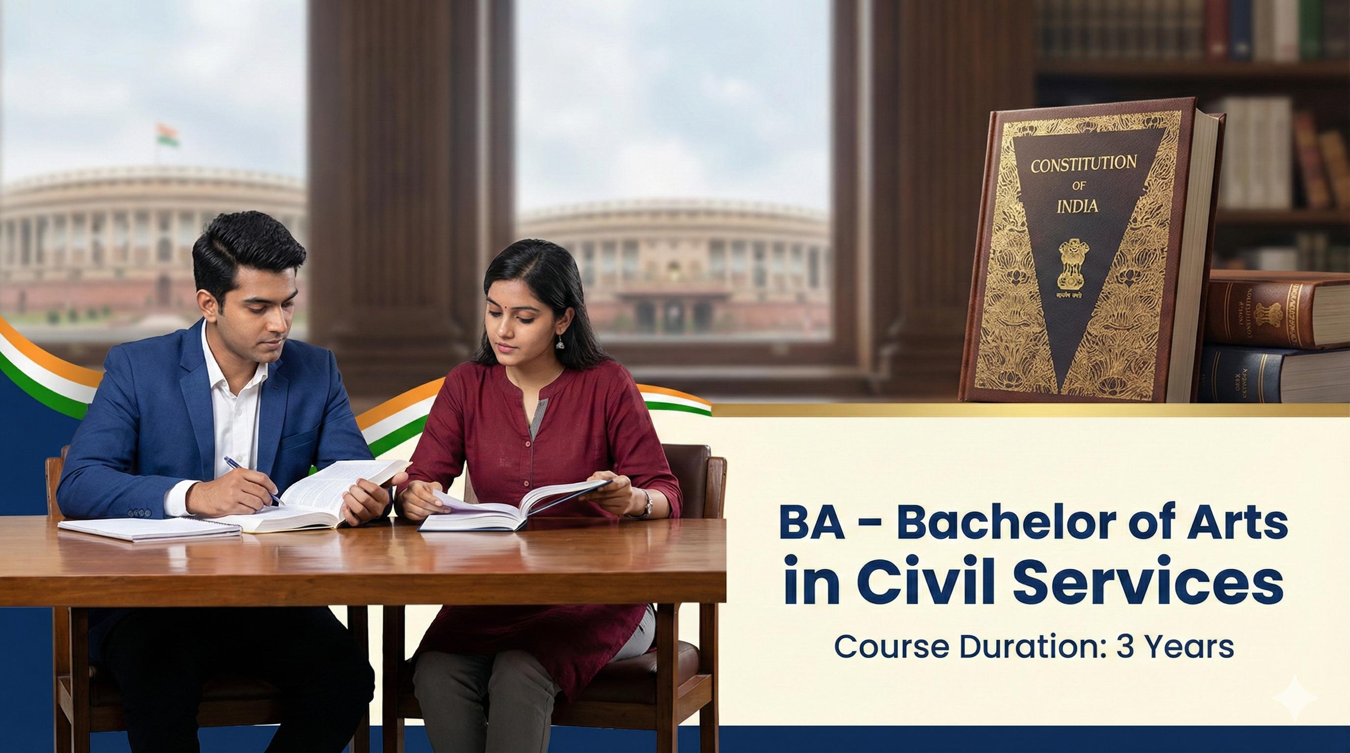 BA – Bachelor of Arts in (Civil Services)